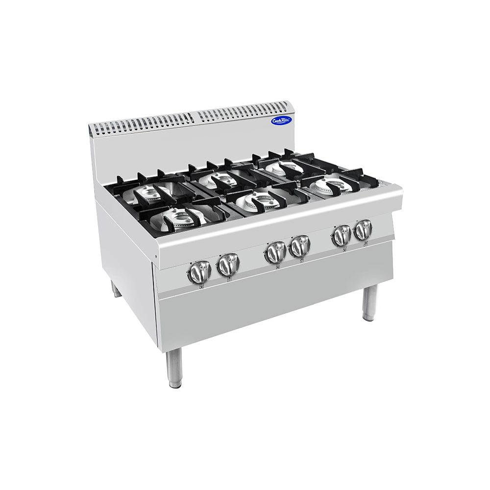 CookRite Four Burner Gas Boiling Top AT7G6B-C-1