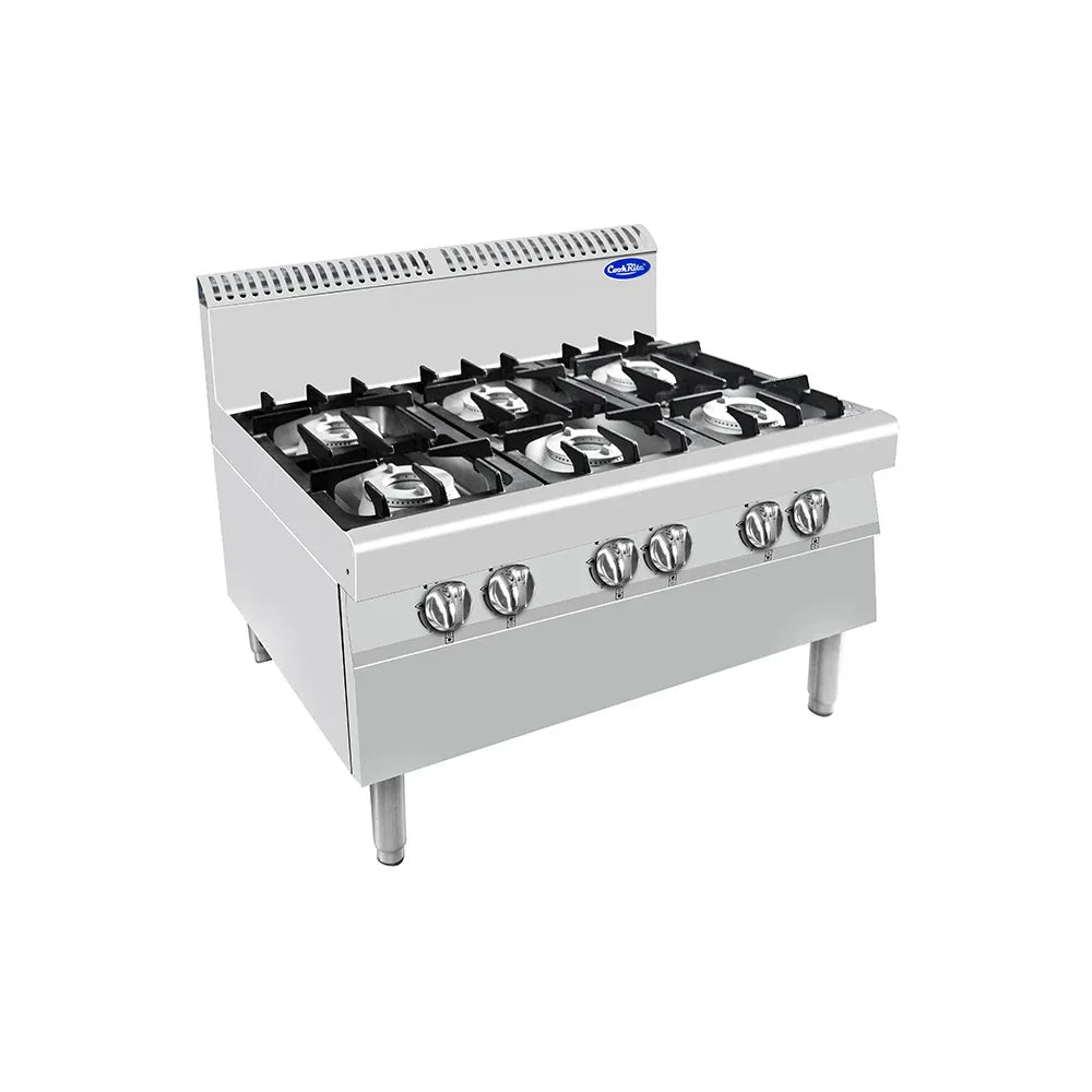 CookRite Four Burner Gas Boiling Top AT7G6B-C-1