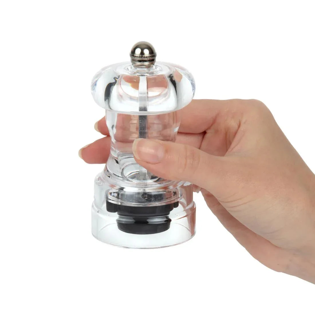 Acrylic Salt and Pepper Mill 102mm JD Catering Equipment Solutions Ltd