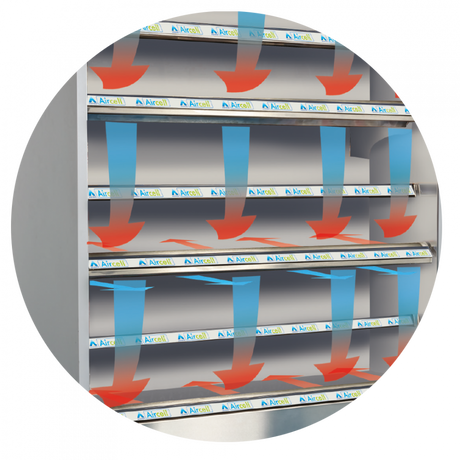 Adande Aircell Bora Multideck Grab & Go Display Fridge Powered by Aircell JD Catering Equipment Solutions Ltd