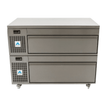 Adande Counter Fridge Freezer Double Drawer VCS2/CW JD Catering Equipment Solutions Ltd