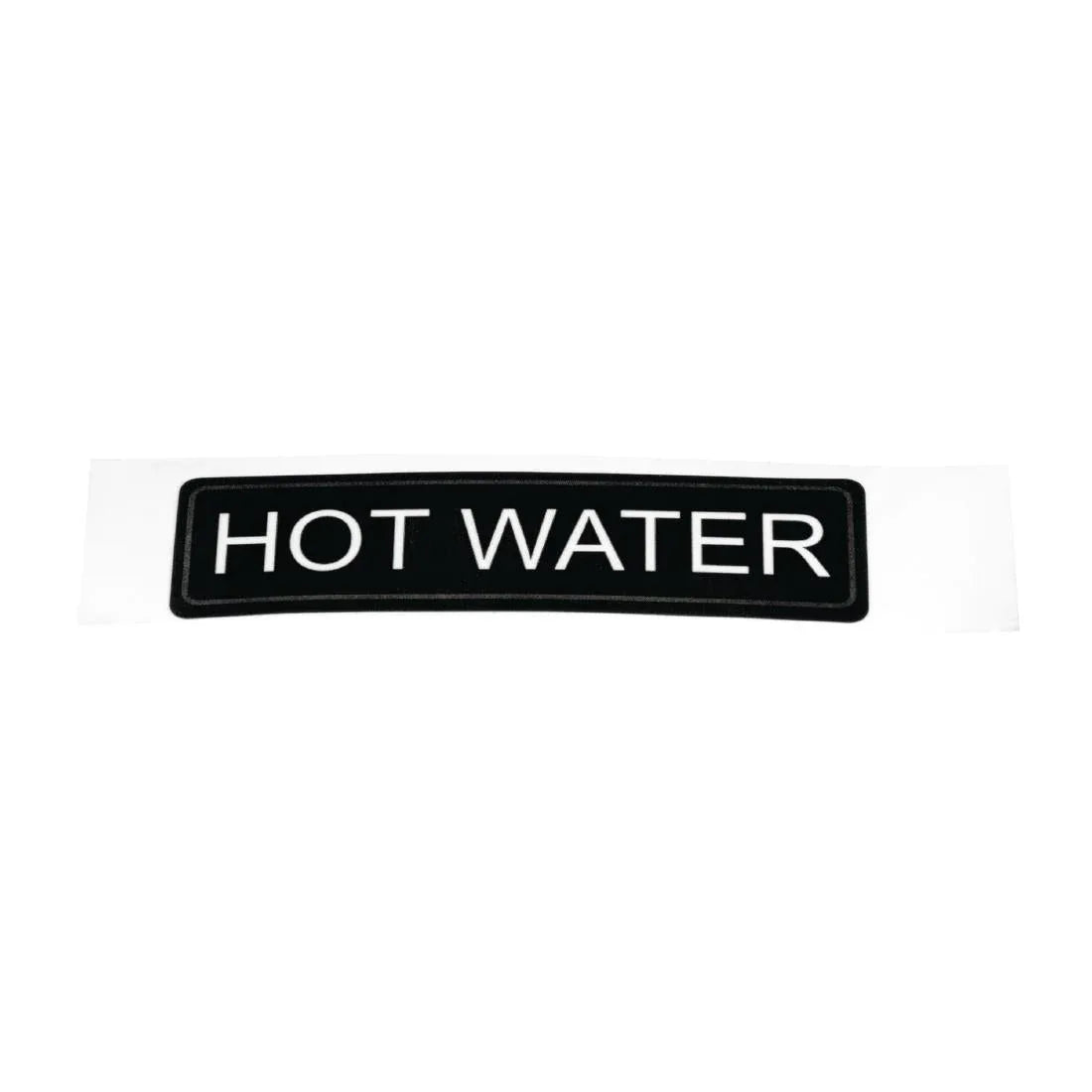 K705 Adhesive Airpot Label - Hot Water - JD Catering Equipment Solutions Ltd