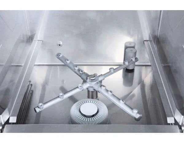 Adler AD50-DPSO 500mm Basket Dishwasher with Chemical Pump, Drain Pump & Water Softener - JD Catering Equipment Solutions Ltd
