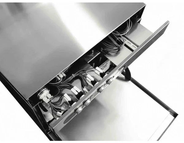 Adler AD50BT-DP 500mm Basket Dishwasher with Breaktank, Drain Pump & Chemical Pump, 18 Plates (13 Amp Plug) - JD Catering Equipment Solutions Ltd
