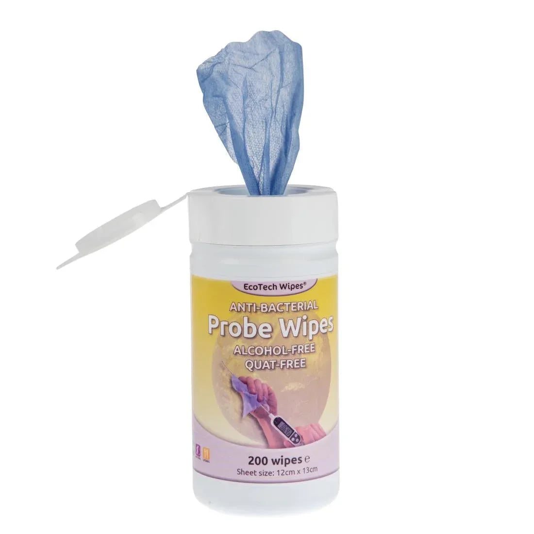 DE853 Alcohol-Free Quat-Free Food Probe Wipes (Pack of 200) - JD Catering Equipment Solutions Ltd