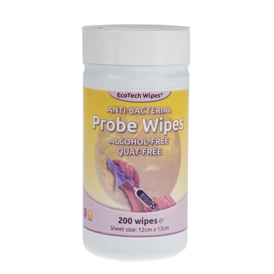 DE853 Alcohol-Free Quat-Free Food Probe Wipes (Pack of 200) - JD Catering Equipment Solutions Ltd