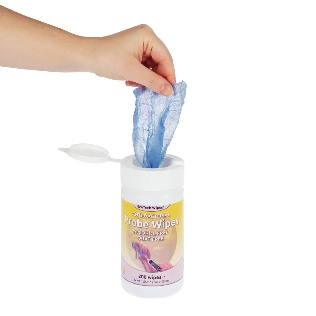 DE853 Alcohol-Free Quat-Free Food Probe Wipes (Pack of 200) - JD Catering Equipment Solutions Ltd