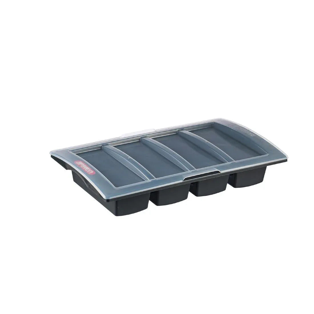 CH934 Araven Dark Grey Cutlery Tray with Lid CH934 - JD Catering Equipment Solutions Ltd
