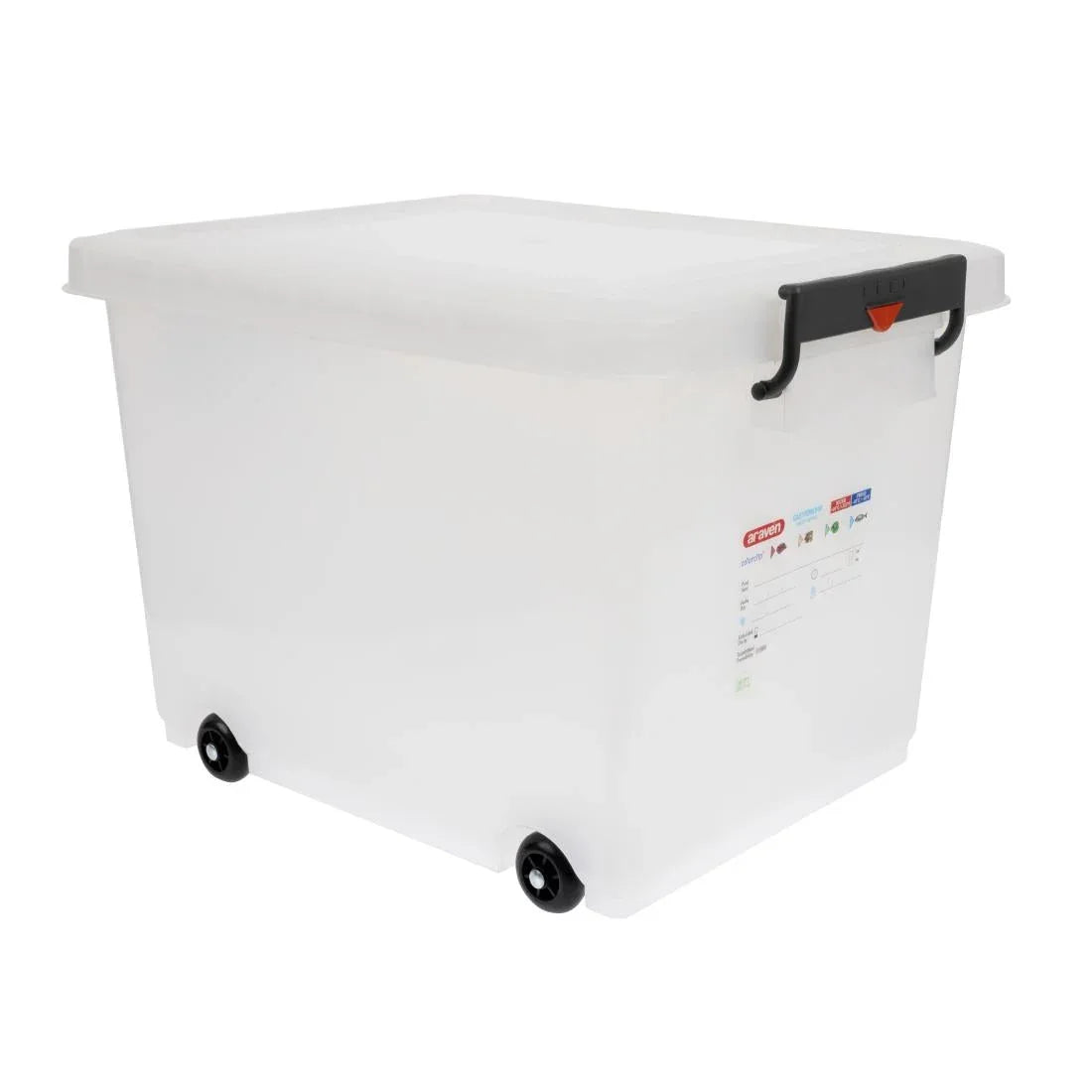 J245 Araven Mobile Food Storage Bin with Lid - JD Catering Equipment Solutions Ltd