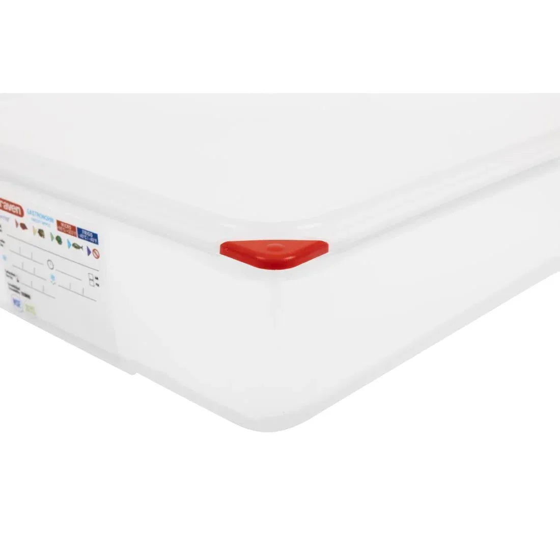 GL260 Araven Polypropylene 1/1 Gastronorm Food Containers 13.7Ltr with Lid (Pack of 4) - JD Catering Equipment Solutions Ltd