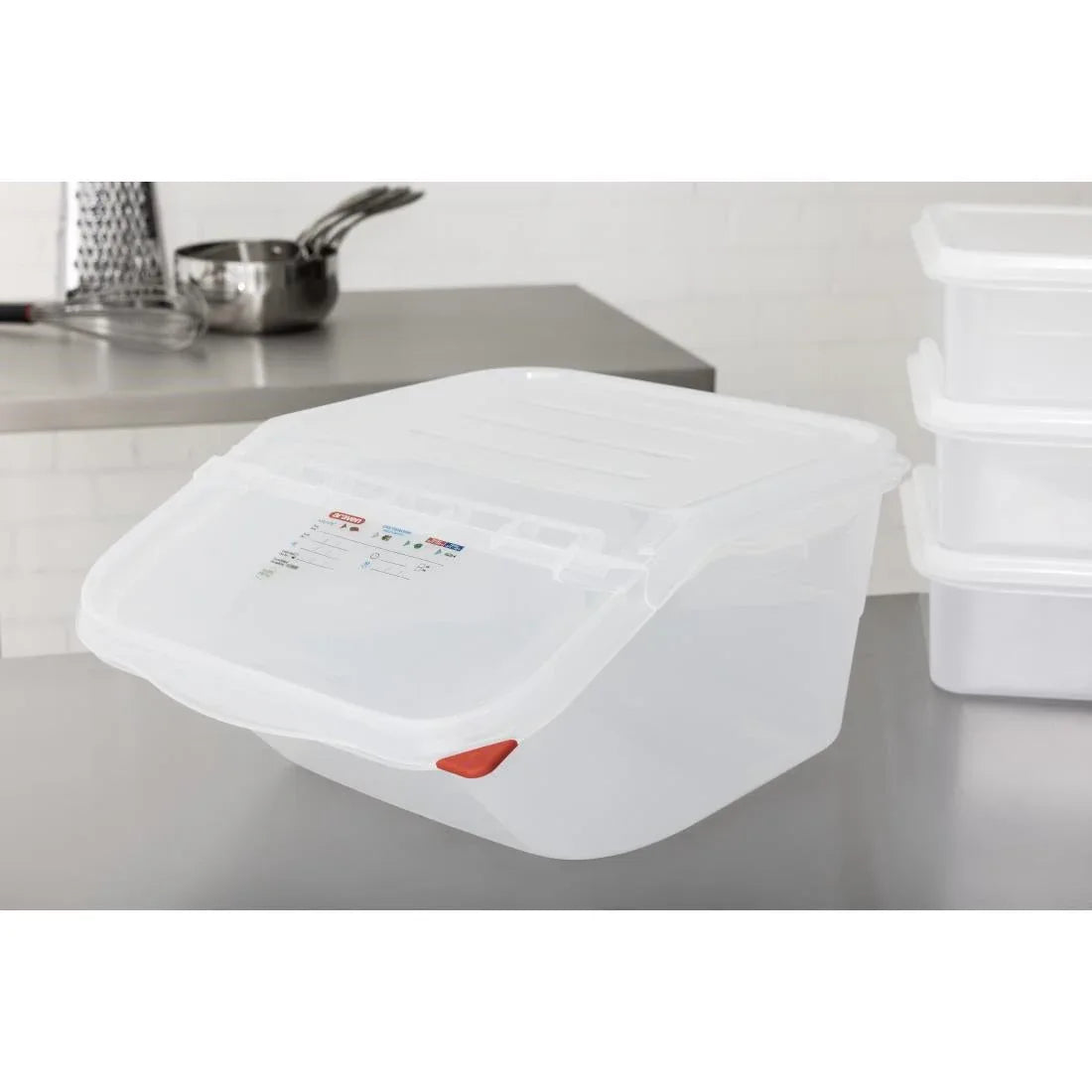 CG042 Araven Polypropylene 2/3 Gastronorm Ingredient Bin 16Ltr - JD Catering Equipment Solutions Ltd