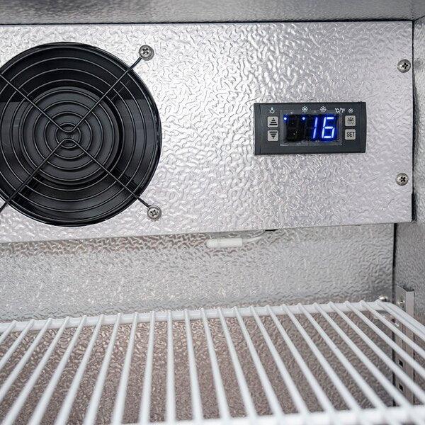Arctica Bar & Display Bottle Cooler - 1 Hinged Door - Black HEC814 - JD Catering Equipment Solutions Ltd