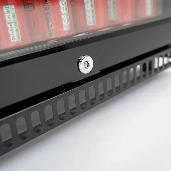Arctica Bar & Display Bottle Cooler - 1 Hinged Door - Black HEC814 - JD Catering Equipment Solutions Ltd