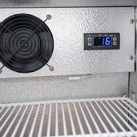 Arctica Bar & Display Bottle Cooler - 1 Hinged Door - Black - Low Height HEF971 JD Catering Equipment Solutions Ltd