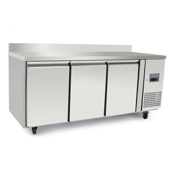 Arctica HD Refrigerated Prep Counter w.Upstand 2/3 Door - JD Catering Equipment Solutions Ltd