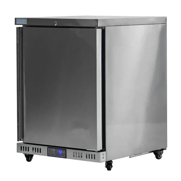 Arctica Heavy Duty U/Counter Fridge 145Ltr - S/Steel HEF138 - JD Catering Equipment Solutions Ltd