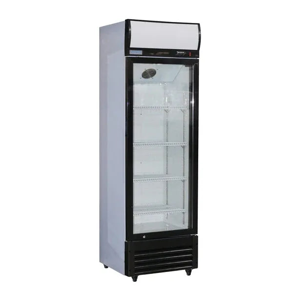 Arctica Med.Duty Display Glass Door Fridge With Canopy (HEF957,HEF958,HEF956) - JD Catering Equipment Solutions Ltd