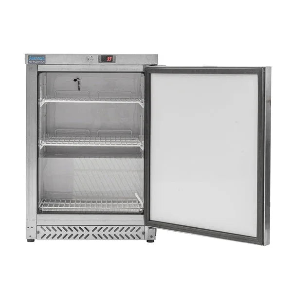 Arctica Medium Duty U/C Freezer 143Ltr - Stainless Steel/White - JD Catering Equipment Solutions Ltd
