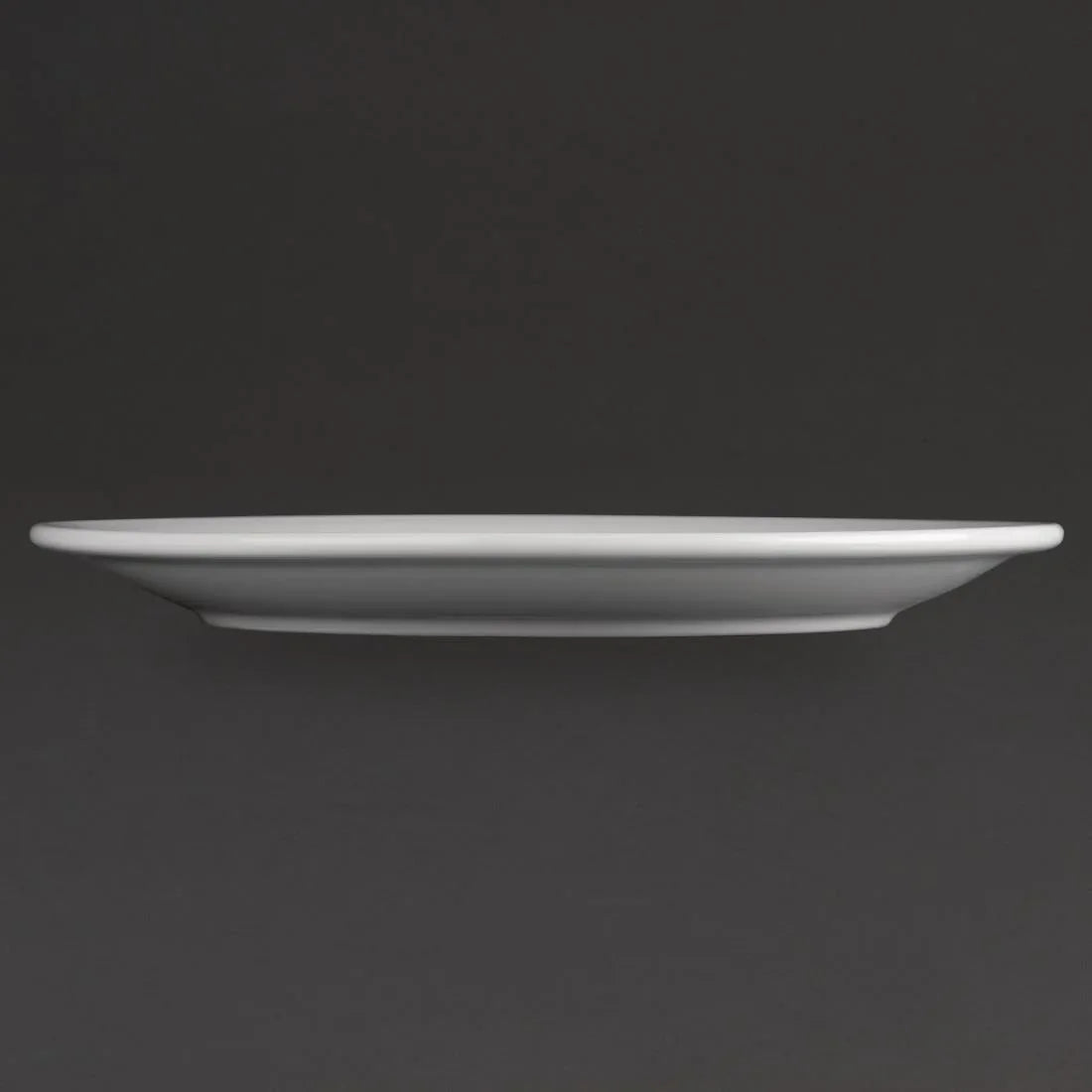 Athena Hotelware Narrow Rimmed Plates 226mm (Pack of 12) JD Catering Equipment Solutions Ltd