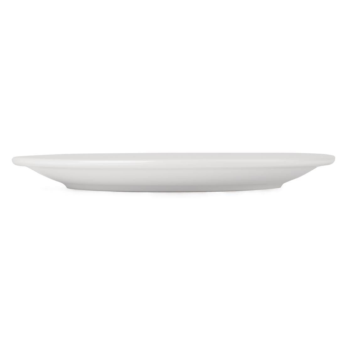 Athena Hotelware Narrow Rimmed Plates 226mm (Pack of 12) JD Catering Equipment Solutions Ltd
