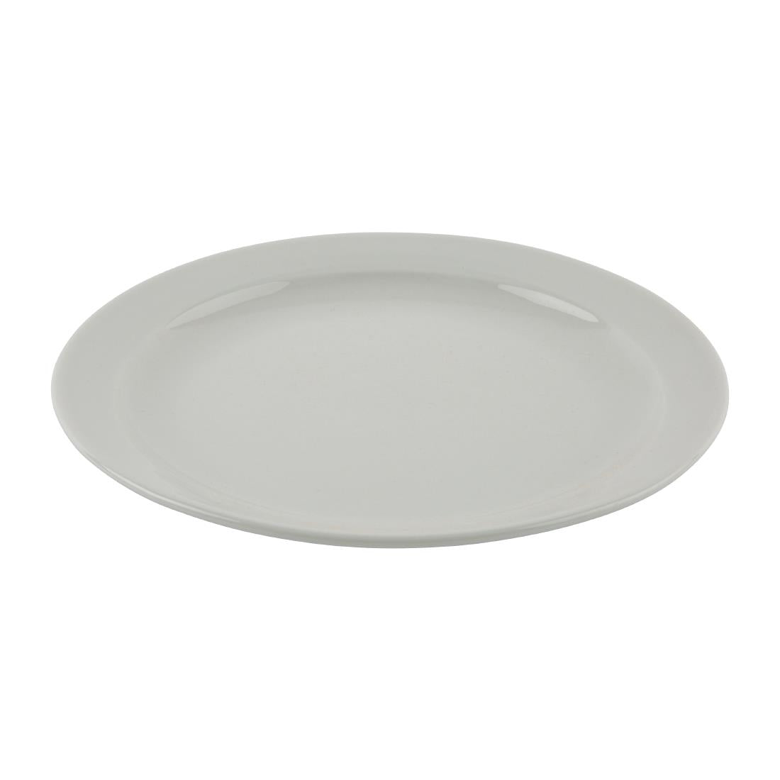 Athena Hotelware Narrow Rimmed Plates 226mm (Pack of 12) JD Catering Equipment Solutions Ltd