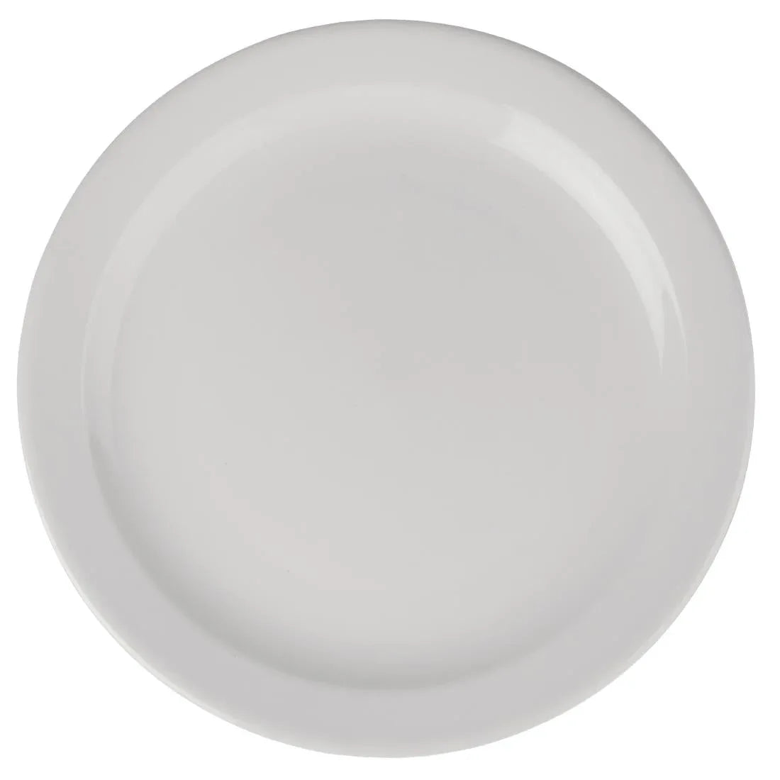 Athena Hotelware Narrow Rimmed Plates 254mm (Pack of 12) JD Catering Equipment Solutions Ltd