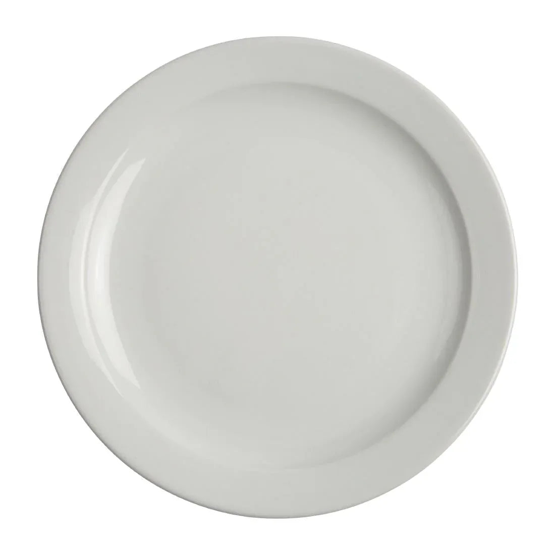 Athena Hotelware Narrow Rimmed Plates 254mm (Pack of 12) JD Catering Equipment Solutions Ltd