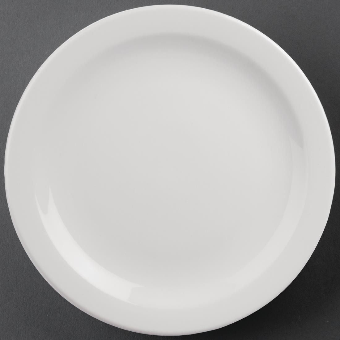 Athena Hotelware Narrow Rimmed Plates 284mm (Pack of 6) JD Catering Equipment Solutions Ltd