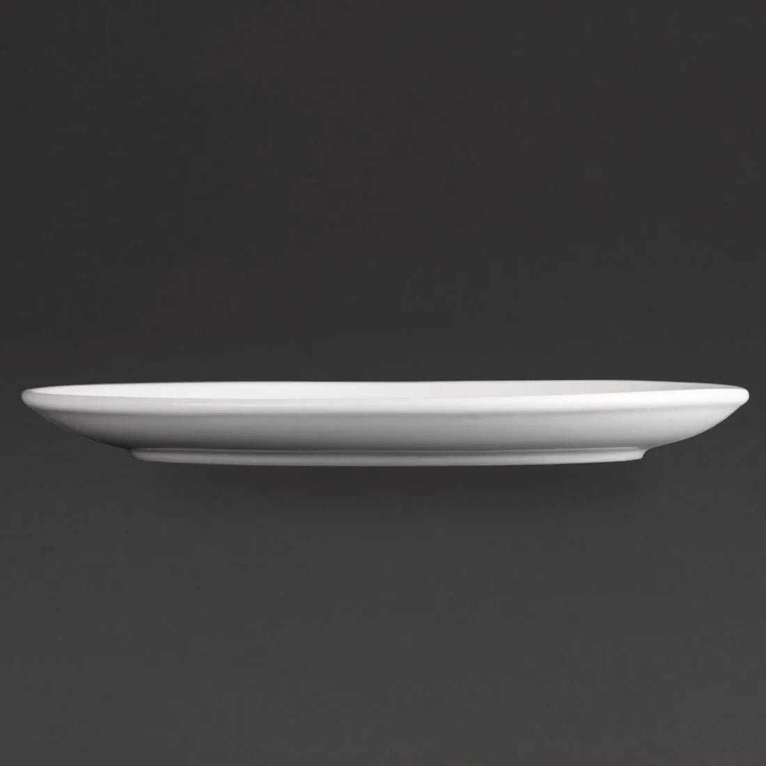 CC211 Athena Hotelware Oval Coupe Plates 254 x 197 mm (Pack of 12) - JD Catering Equipment Solutions Ltd