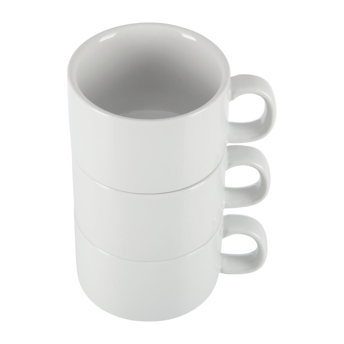 Athena Hotelware Stacking Cups 7oz (Pack of 24) JD Catering Equipment Solutions Ltd
