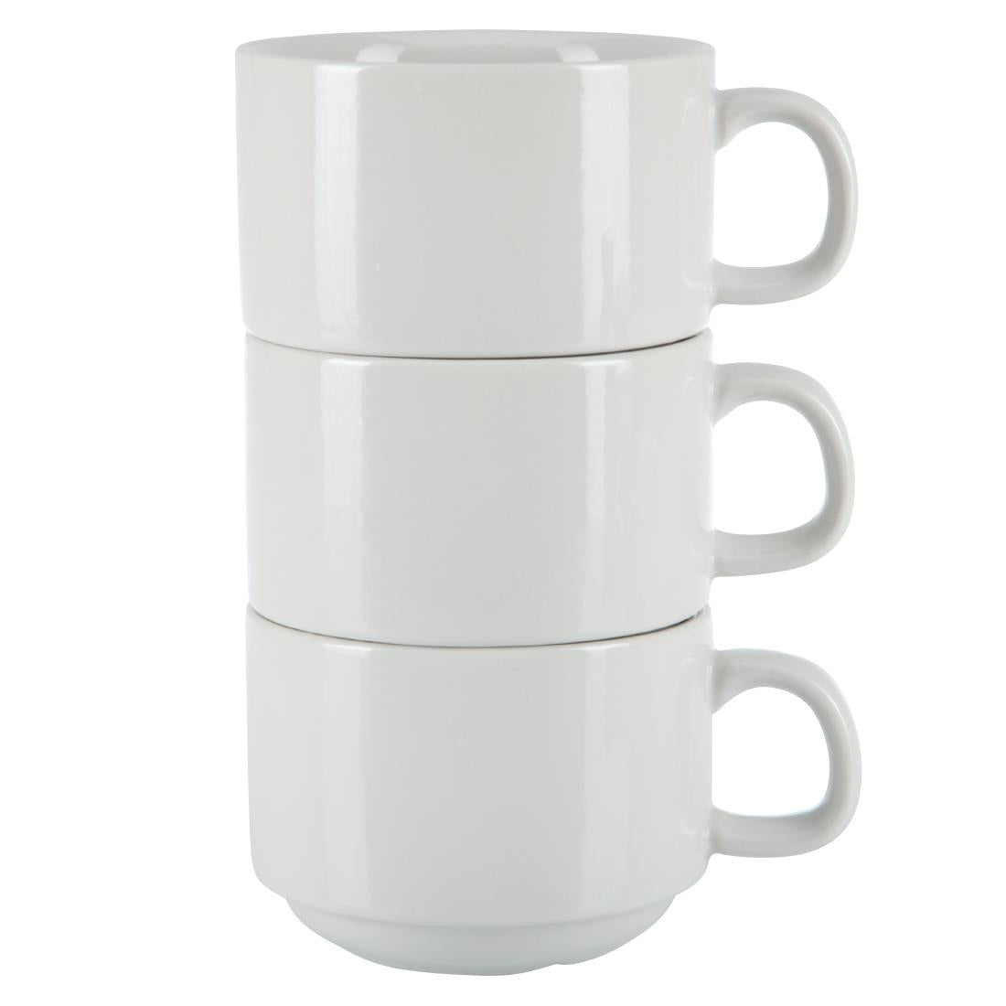 Athena Hotelware Stacking Cups 7oz (Pack of 24) JD Catering Equipment Solutions Ltd