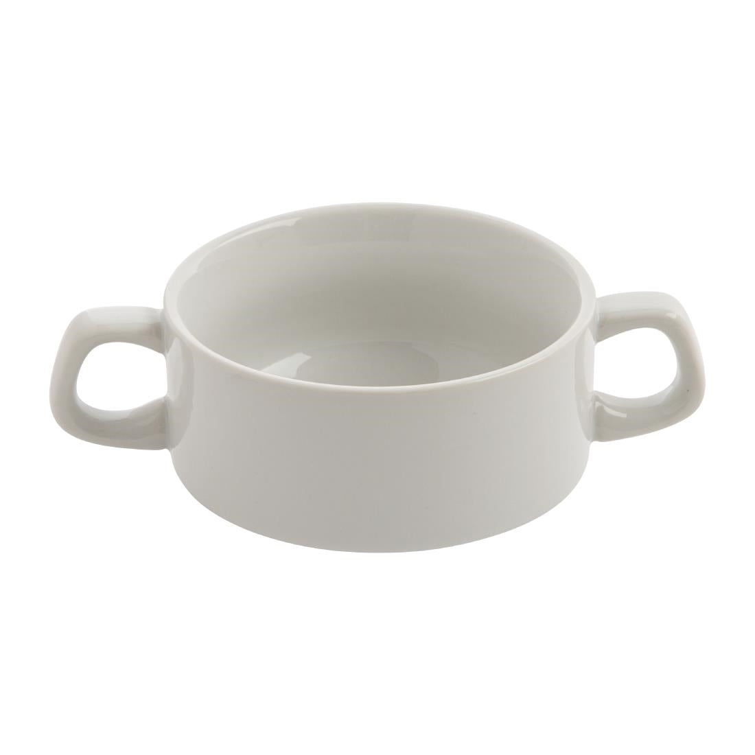 Athena Hotelware Stacking Soup Bowls 160mm 290ml (Pack of 12) JD Catering Equipment Solutions Ltd