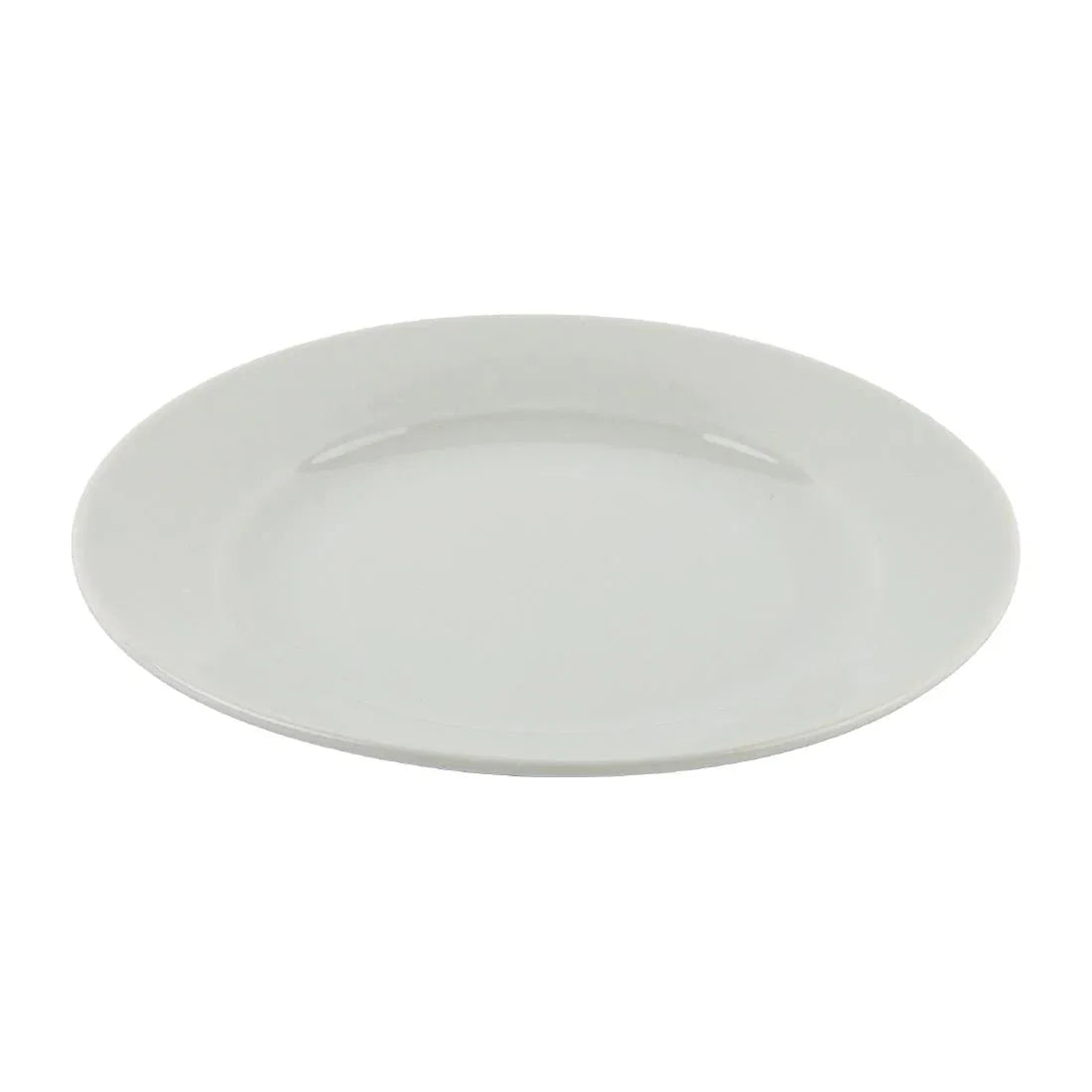 Athena Hotelware Wide Rimmed Plates 165mm (Pack of 12) JD Catering Equipment Solutions Ltd