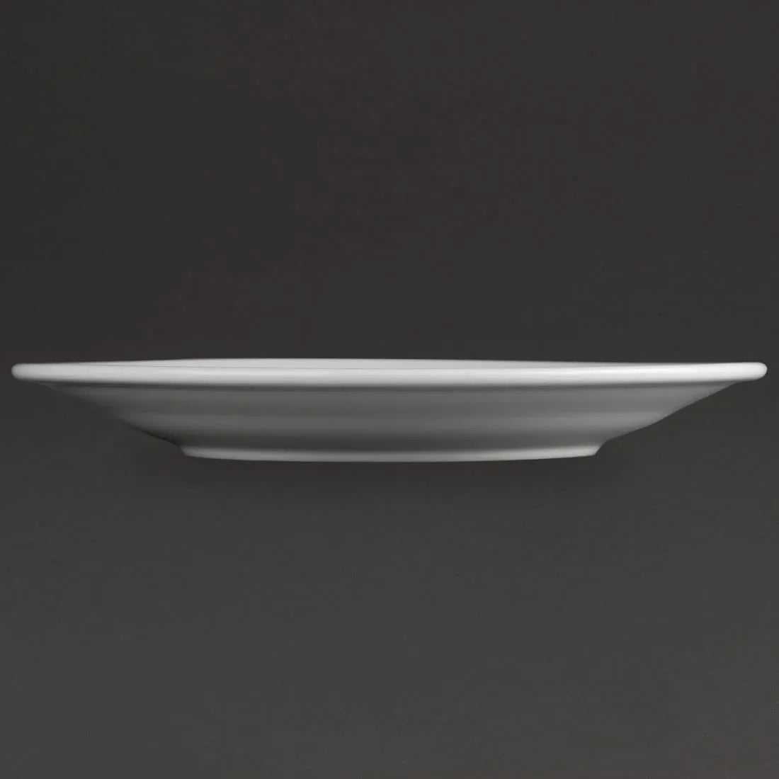 CC207 Athena Hotelware Wide Rimmed Plates 202mm (Pack of 12) - JD Catering Equipment Solutions Ltd