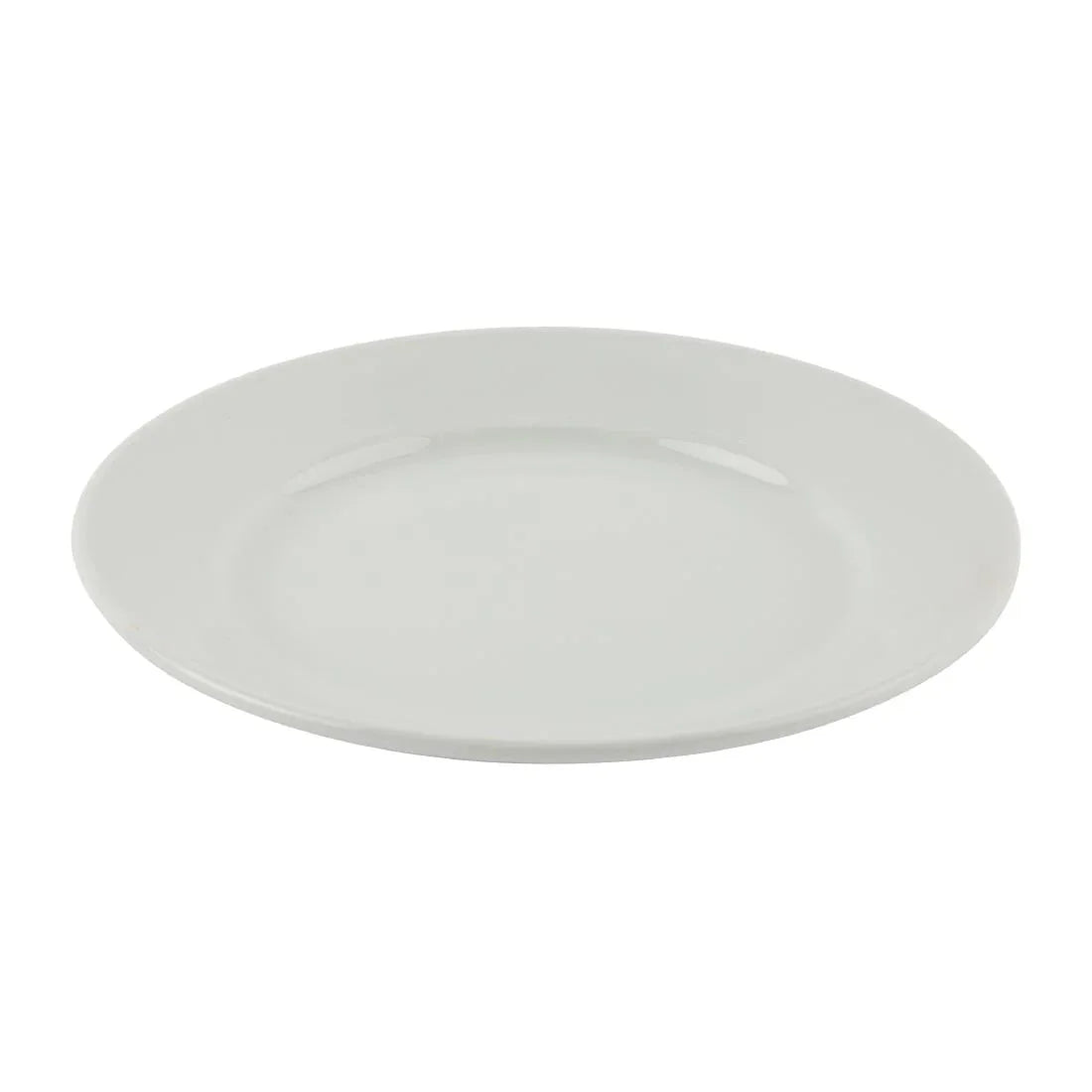 CC207 Athena Hotelware Wide Rimmed Plates 202mm (Pack of 12) - JD Catering Equipment Solutions Ltd