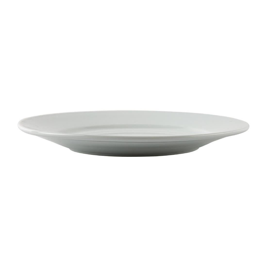 Athena Hotelware Wide Rimmed Plates 228mm (Pack of 12) JD Catering Equipment Solutions Ltd