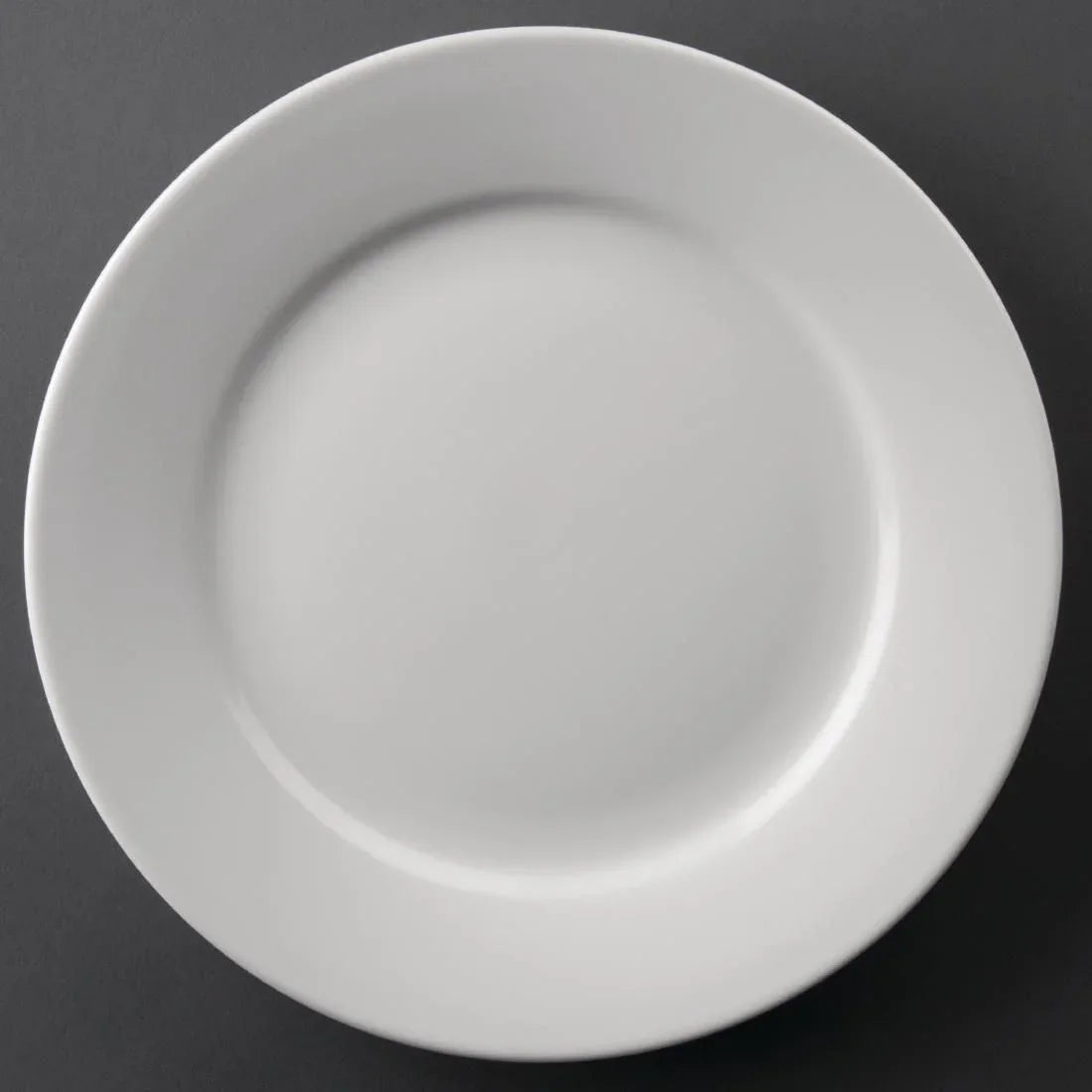 Athena Hotelware Wide Rimmed Plates 228mm (Pack of 12) JD Catering Equipment Solutions Ltd