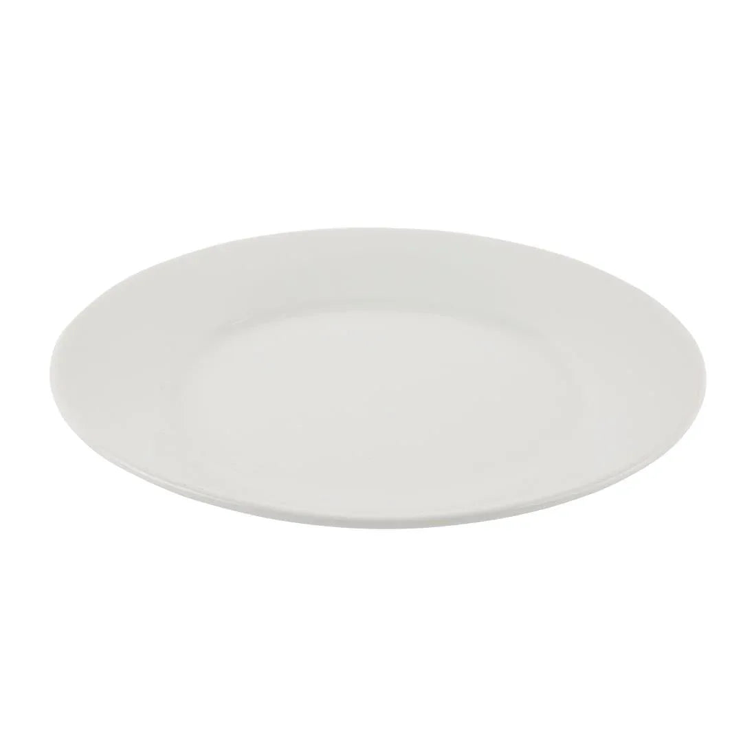 Athena Hotelware Wide Rimmed Plates 254mm (Pack of 12) JD Catering Equipment Solutions Ltd