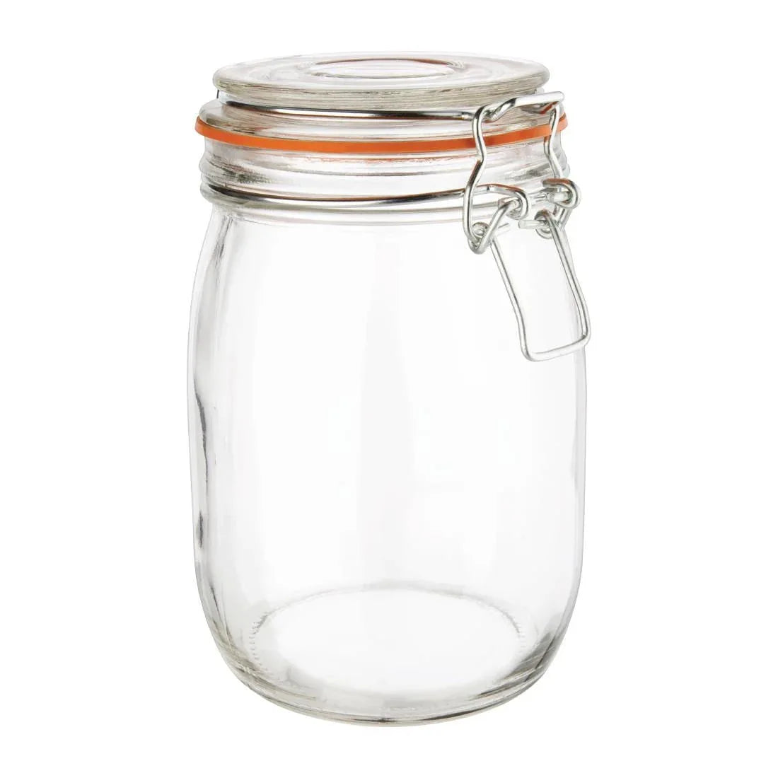 P492 Vogue Clip Top Preserve Jar 1000ml - JD Catering Equipment Solutions Ltd