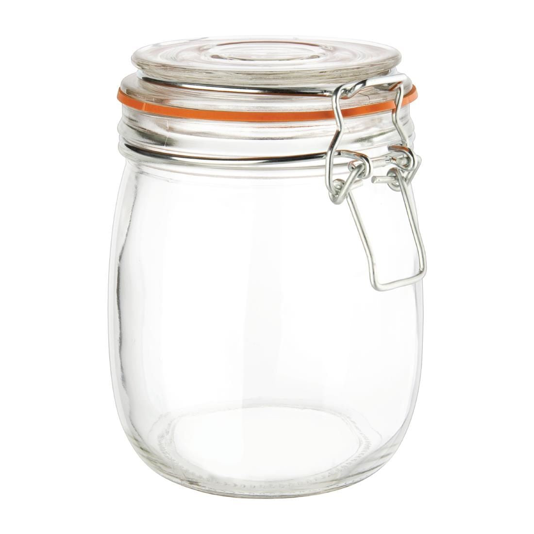 (Availability 17/2/24) P491 Vogue Clip Top Preserve Jar 750ml JD Catering Equipment Solutions Ltd