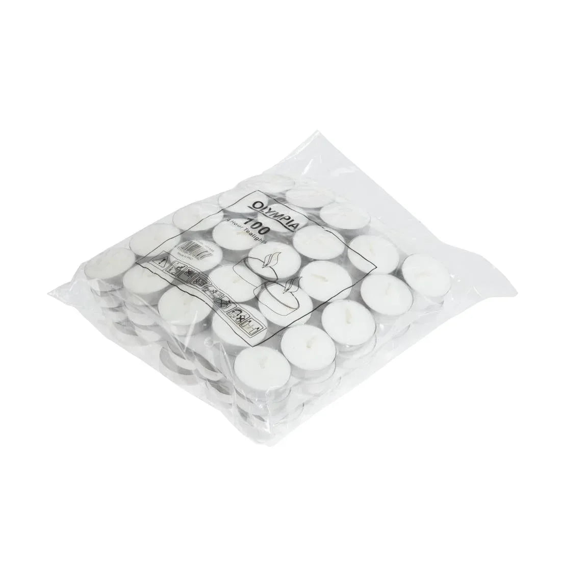 GF448 Olympia 4 Hour Tealights (Pack of 100) - JD Catering Equipment Solutions Ltd