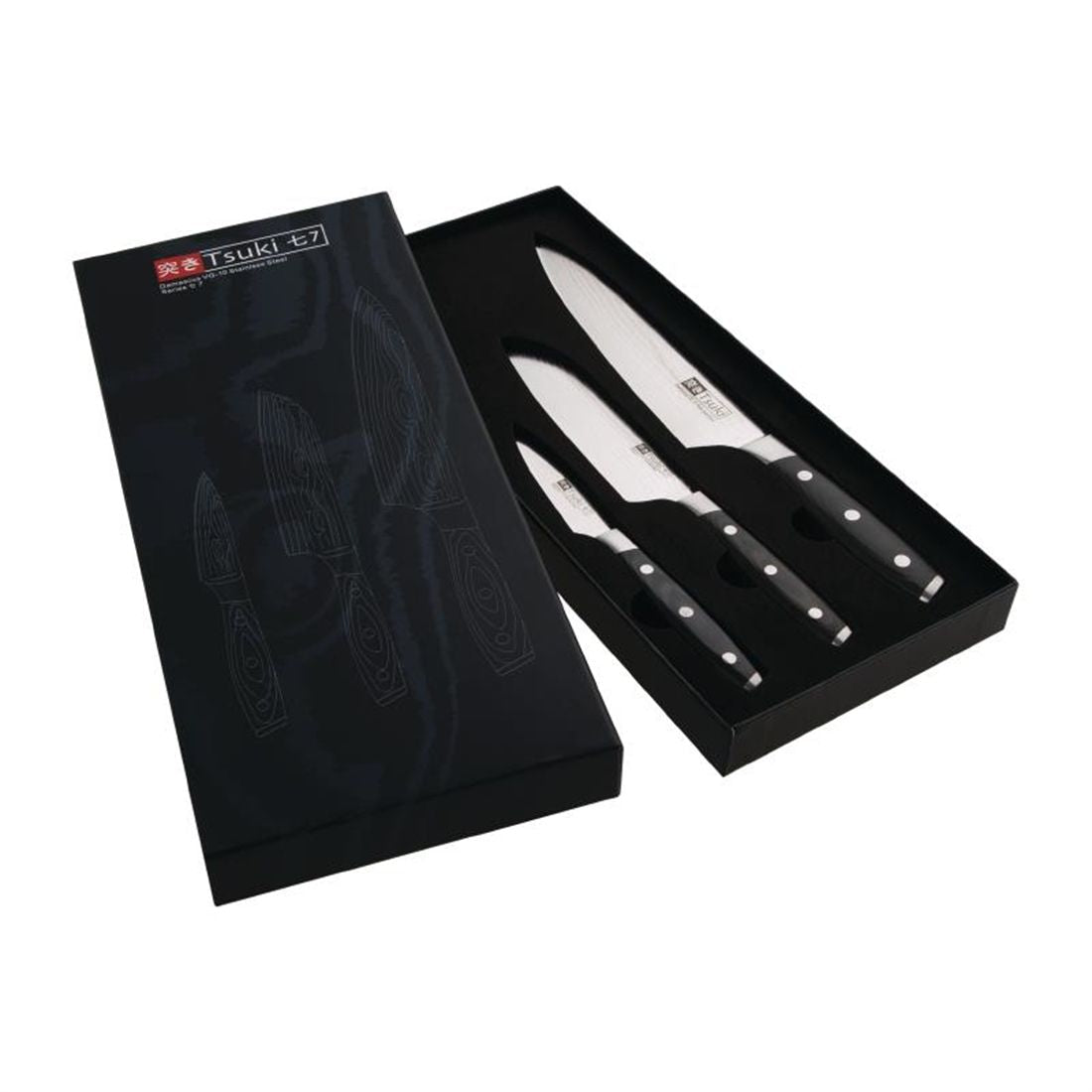 (Availability 28/01/24) Tsuki Series 7 Three Piece Gift Set - CR403 JD Catering Equipment Solutions Ltd