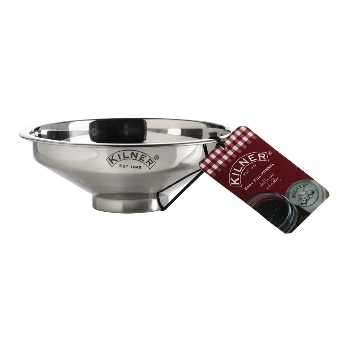 GL874 Kilner Stainless Steel Funnel - JD Catering Equipment Solutions Ltd