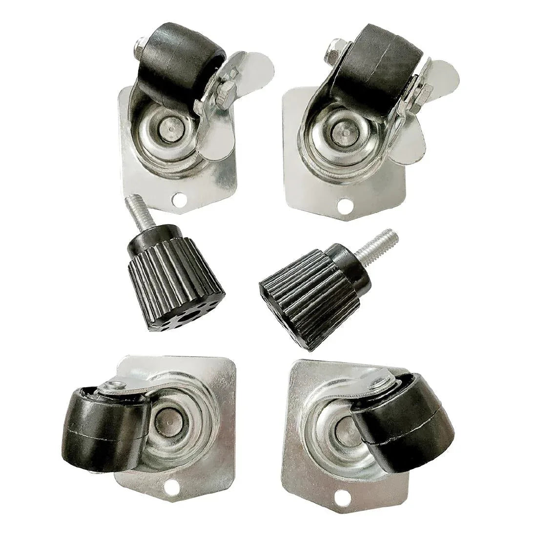AK836 Polar Set of 6 Castors and Adjustable Feet - JD Catering Equipment Solutions Ltd