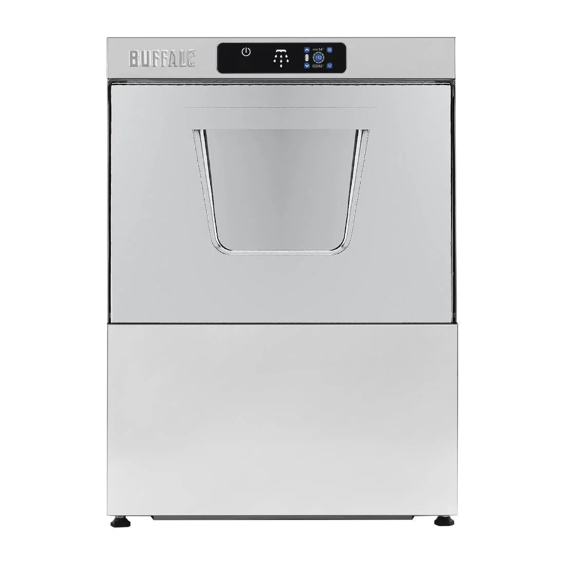 DK774 Buffalo Digital Undercounter Dishwasher 500mm Basket 2.9kW Single Phase - JD Catering Equipment Solutions Ltd