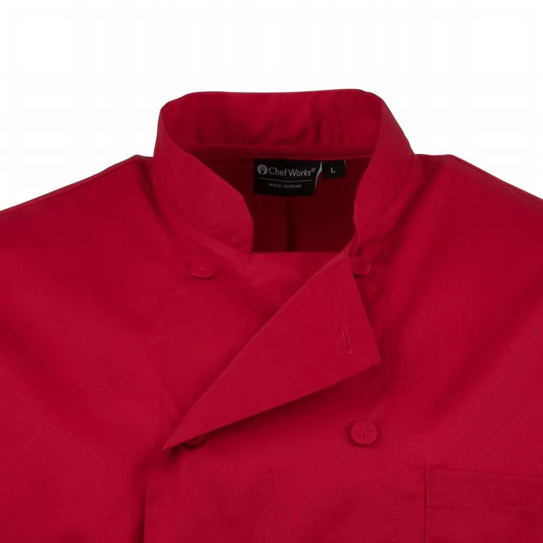 B106-XS Chef Works Unisex Jacket Red XS - JD Catering Equipment Solutions Ltd