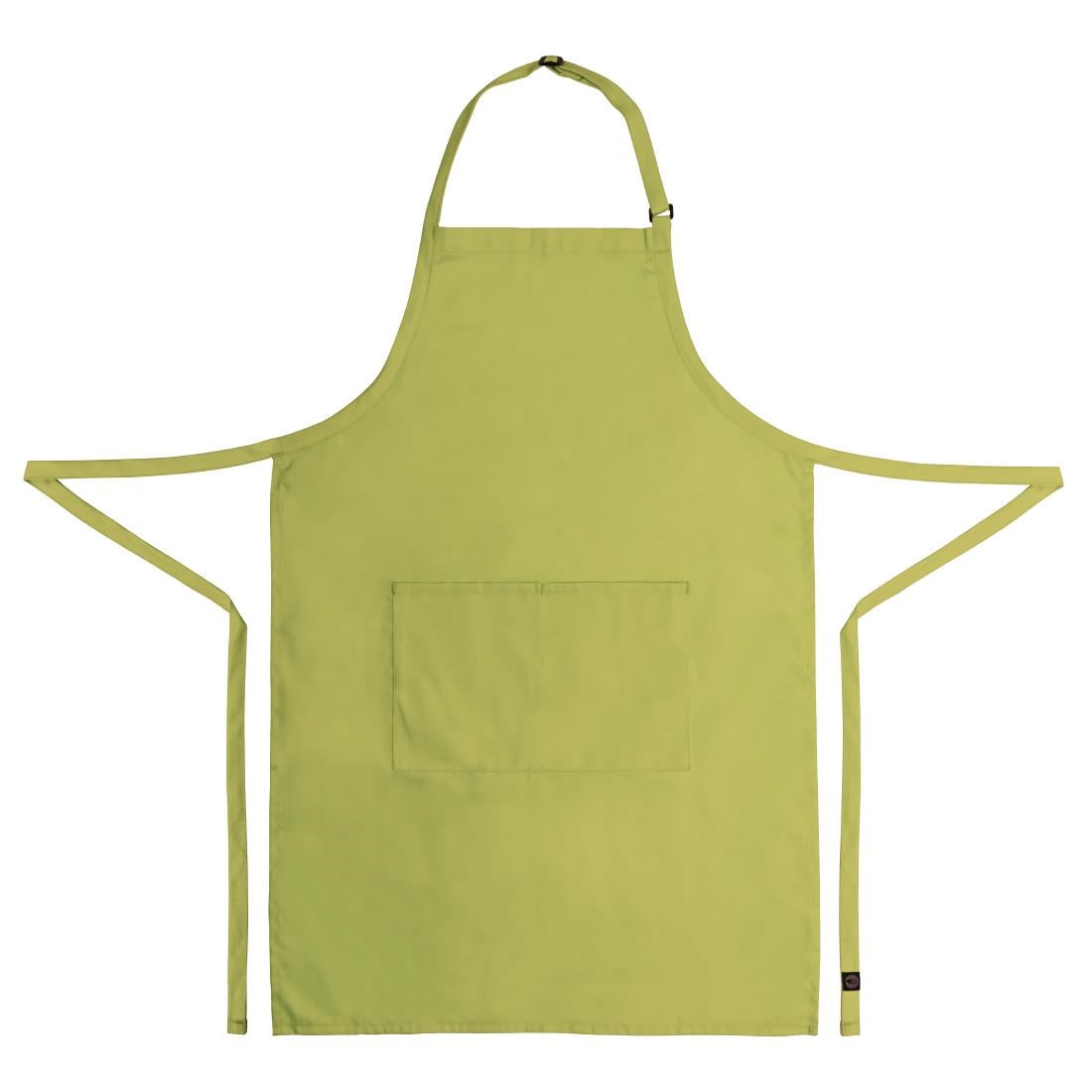 B190 Chef Works Bib Apron Lime JD Catering Equipment Solutions Ltd