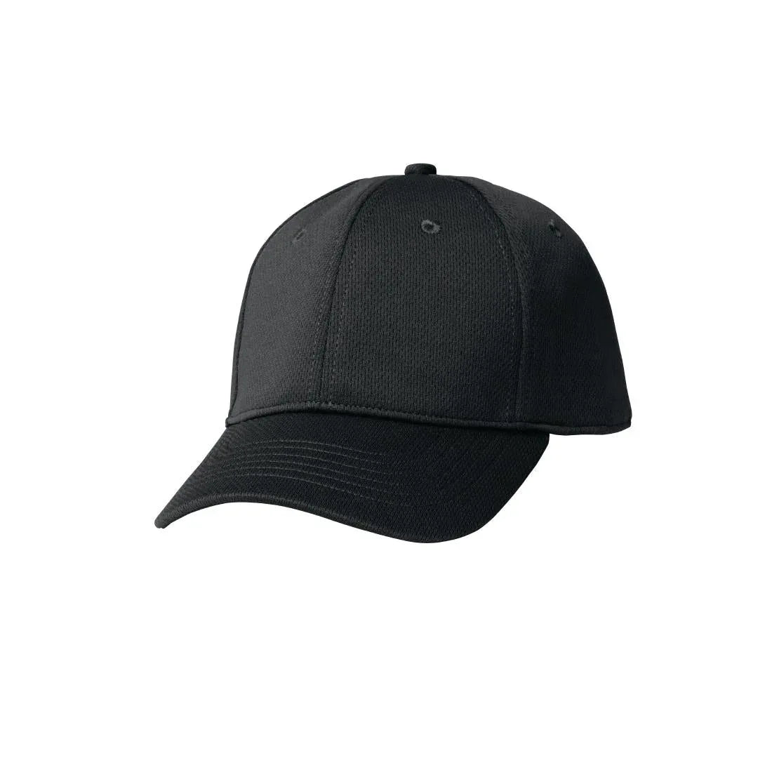 B496 Chef Works Cool Vent Baseball Cap Black JD Catering Equipment Solutions Ltd