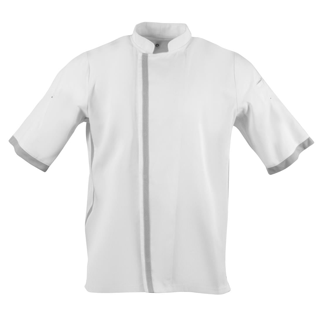 B998-XXL Southside Unisex Chefs Jacket Short Sleeve White 2XL JD Catering Equipment Solutions Ltd