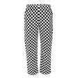 BA002-M Whites Unisex Vegas Trousers Big Black & White Check Size M JD Catering Equipment Solutions Ltd
